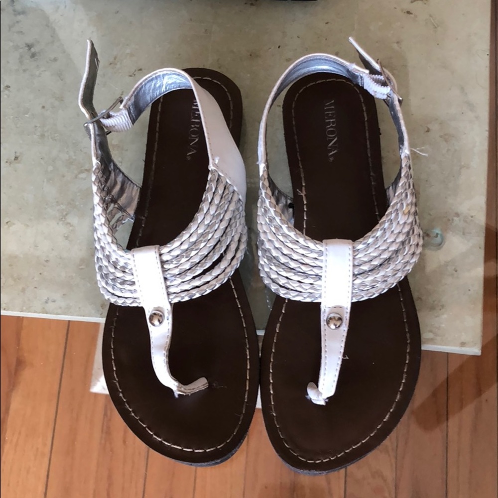 Merona white sandals